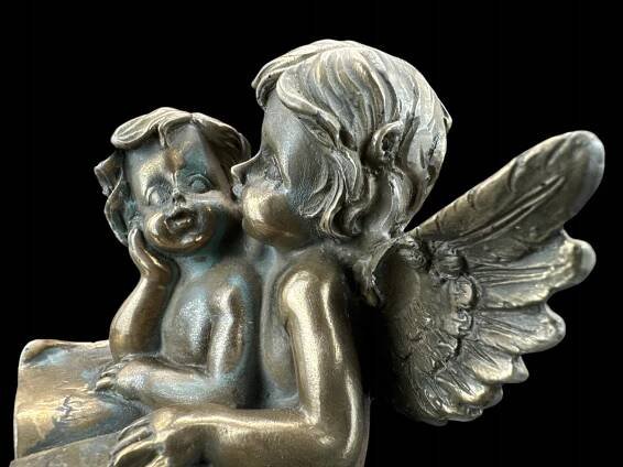 socha soška figurka Anděl ANDÍLCI S KNIHOU 81081 dárek na křtiny za 274.00CZK - Allegro