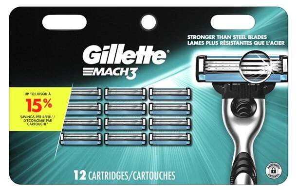 Gillette MACH3 Refill Razor Blade Cartridges - EJ Sears Enterprizes