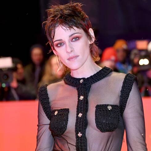 Kristen Stewart Goes Braless in Sheer Chanel