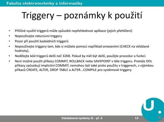 PPT - Databázové systémy II PowerPoint Presentation, free download - ID:6041471