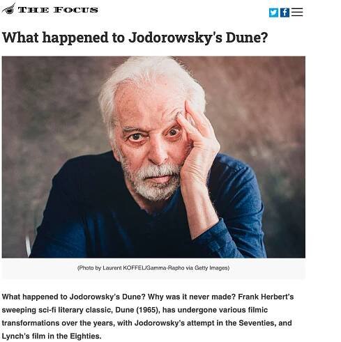 Jodorowsky – The Focus