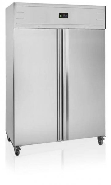 Dvoudveřová lednice GUC 140, celonerezová - 1056 l - chladící box  TEFCOLD