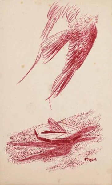 André Breton: La lampe dans l'horloge (Lampa v orloji)