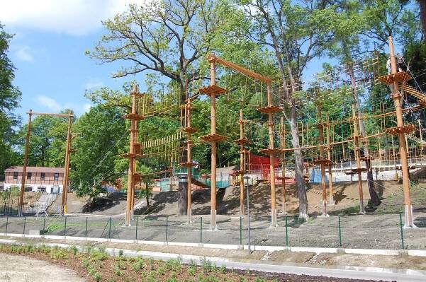 Lanové centrum Trinity Cheb - s výhlídkou na chebský hrad