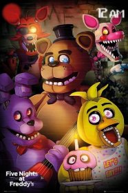 Five Nights At Freddy's Group - Poster plakát vícebarevný - Merchstore.cz