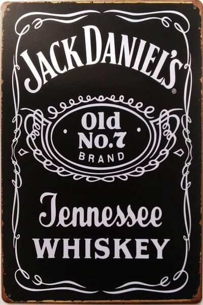 Plechová retro cedule - Jack Daniels II.