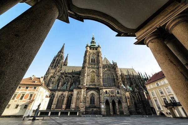 Pražský hrad — katedrála sv. Víta, Václava a Vojtěcha