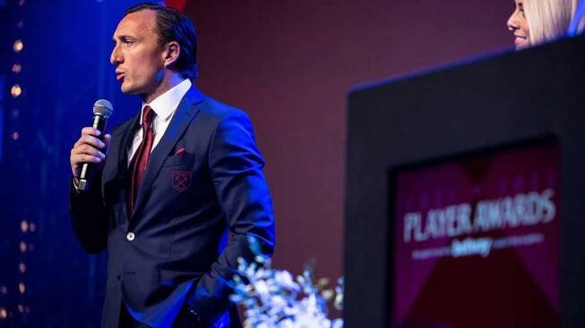 Mark Noble at the Player Awards