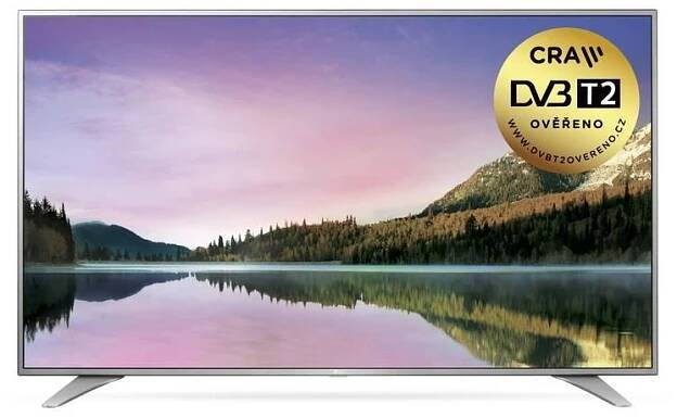 Televize LG 43UH6507 stříbrná barva
