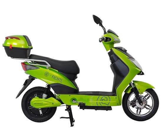 RACCEWAY E-FICHTL, sv.zelený-metalický s baterií 20Ah