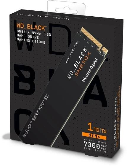 WD BLACK SN850X NVMe 4TB