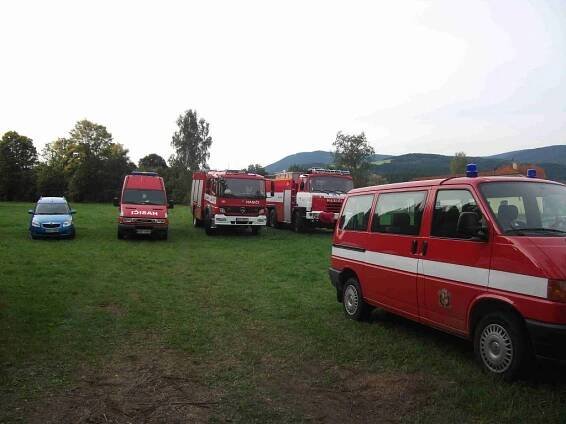 Hasiči okresu Prachatice opět cvičili v terénu | POŽÁRY.cz - ohnisko žhavých zpráv | hasiči aktuálně