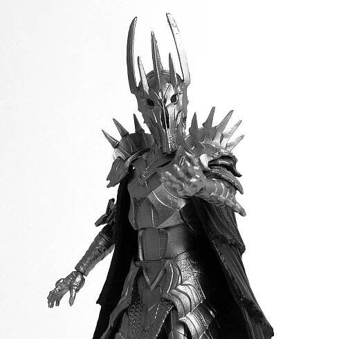 The Lord of The Rings BST AXN Akční Figurka Sauron 13 cm The Loyal Subjects