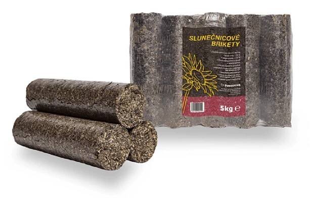 Slunečnicové brikety 5 kg