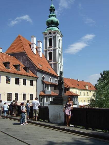Výlet Český Krumlov, Rožmberk, klášter Zlatá Koruna 2007