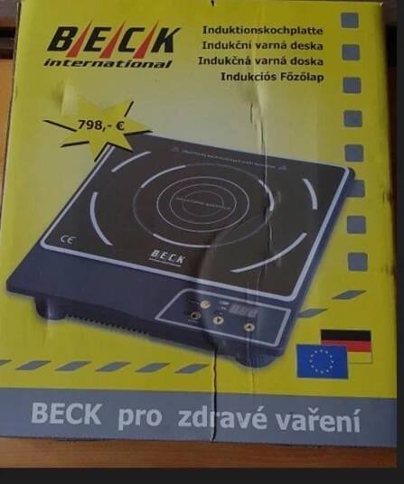 Indukční varná deska BECK - Malé elektrospotřebiče