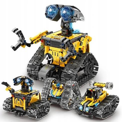 4V1 VELKÝ DĚTSKÝ ROBOT NA DÁLKOVÉ OVLÁDÁNÍ HRAČKA PROGRAMOVATELNÁ +DÁLKOVÉ OVLÁDÁNÍ