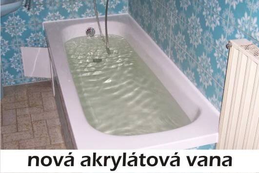 Nová akrylátová vana