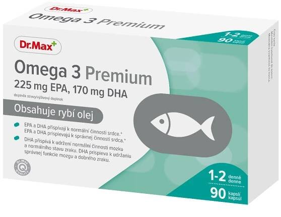 Dr. Max Omega 3 Premium 90 kapslí