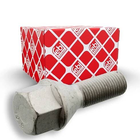 46637 FEBI BILSTEIN Sroub kola M12 x 1,25, Kuželový svazek F, 17 mm, 10.9, SW19, pozinkovaný, Ocel, vnější šestihran