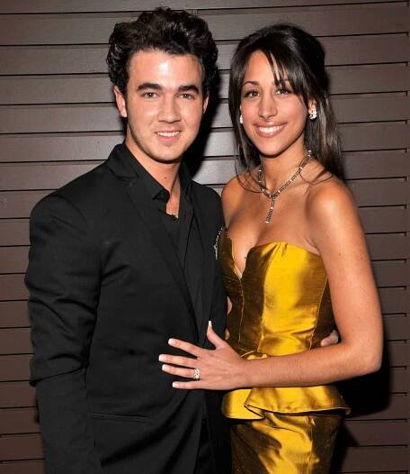 Kevin Jonas and Danielle Jonas arrives at the 52nd Annual GRAMMY Awards - Salute To Icons Honoring Doug Morris 