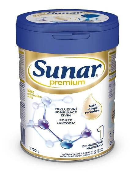 Sunar Premium 1 počáteční kojenecké mléko 700 g