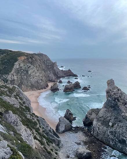 Praia Adraga - Cabo Roca. Amazing hike overviewing Atlantic ocean.