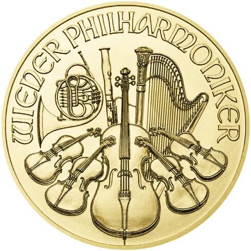 Münze Österreich Wiener Philharmoniker zlatá mince 1 oz