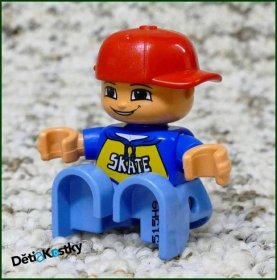 Lego® Duplo® Figurka Dítě Skate - Otočná Kšiltovka