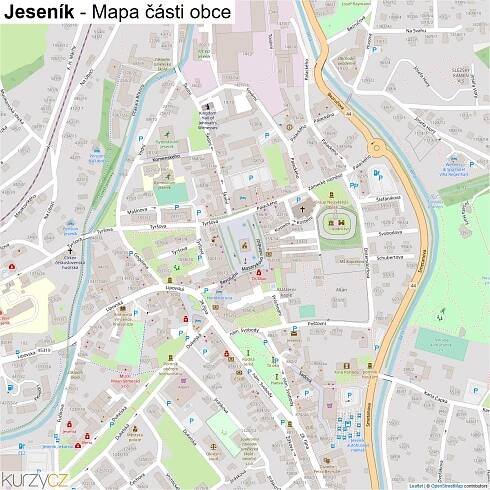 Jeseník - mapy | Kurzy.cz