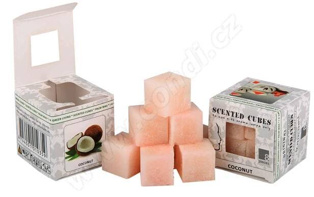 Vonný vosk do aromalamp Scented cubes - coconut - floristický, dekorační, obalový materiál a ochranné pomůcky