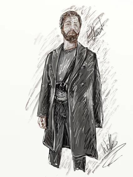 COSTUME ILLUSTRATIONS — David Wolfe 