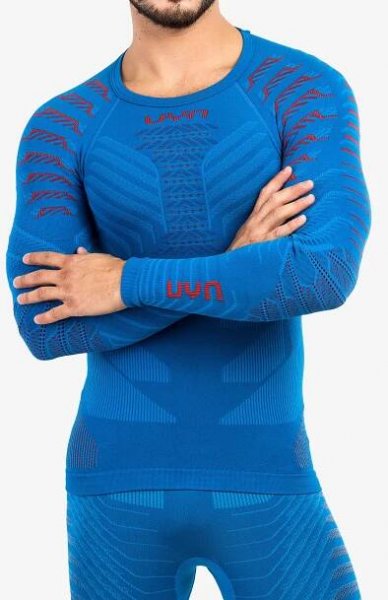 Funkční mikina UYN Resilyon UW Shirt LS Round Neck - blue/red