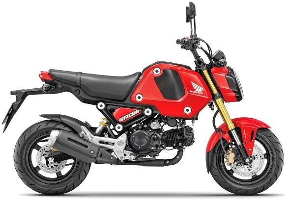 Honda MSX125 gayety red