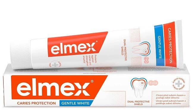 elmex Caries Protection Whitening zubní pasta proti zubnímu kazu