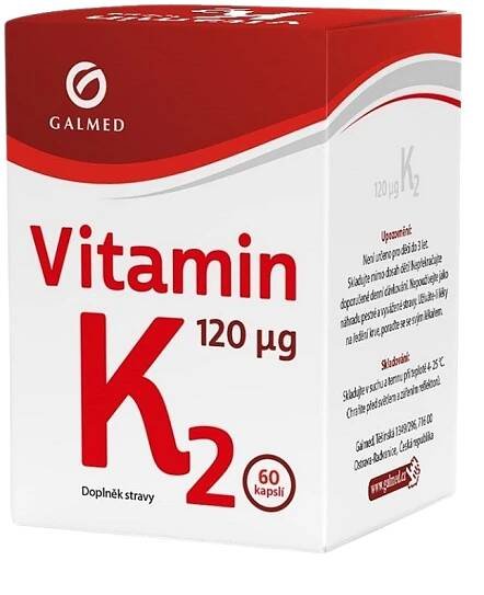 GALMED Vitamín K2 120mcg 60 kapslí od 449 Kč - NajduZboží.cz
