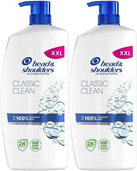 HEAD & SHOULDERS Classic Clean 2 × 800 ml