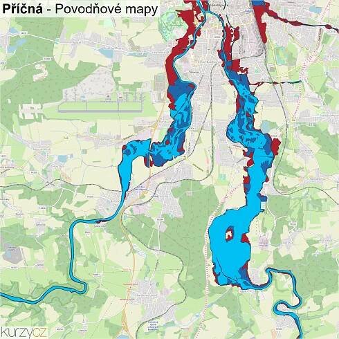 Příčná - mapy | Kurzy.cz