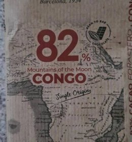 Organic Congo dark chocolate 82% Blanxart