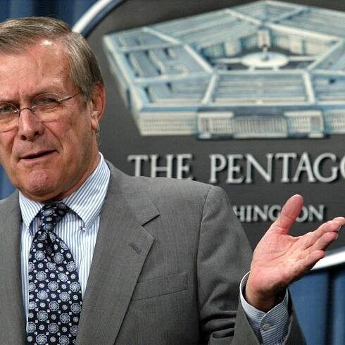 Donald Rumsfeld was the living symbol of America’s plunge into the quagmire in Iraq and Afghanistan