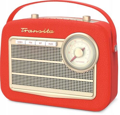 DAB+ retro rádio Transita 130 červené EAN (GTIN) 4019588039940