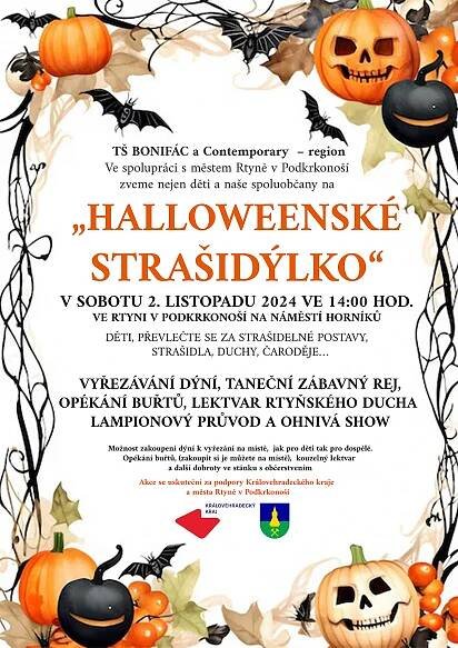HALLOWEENSKÉ STRAŠIDÝLKO ve Rtyni