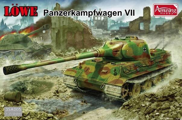 Amusing Hobby Plastikový model tanku Panzerkampfwagen VII Löwe
