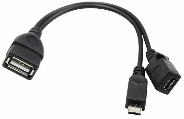 USB 4K mikro port OTG napájecí kabel adaptér pro Fire TV Stick Amazon Firestick nový
