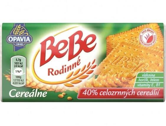 Bebe sušenky 130g Cereální (zelené) (30)