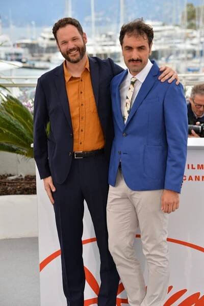 CANNES, FRANCE. May 17, 2019: Michael Angelo Covino & Kyle Marvin at the photocall for the "The Climb" at the 72nd Festival de Cannes.