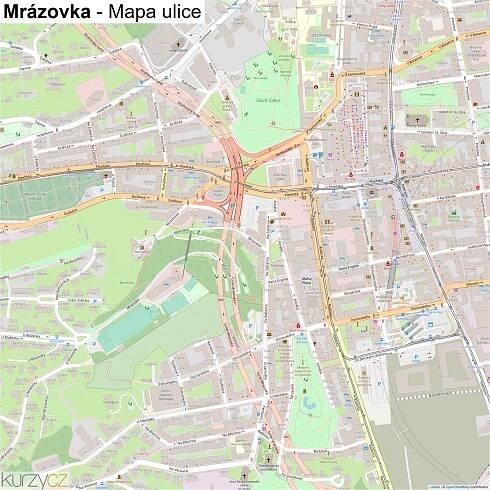 Mrázovka - mapy | Kurzy.cz