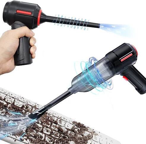 Air Duster Mini vysavač a stlačený vzduch a dmychadlo Čistič klávesnice 3 v 1 35000 ot./min.