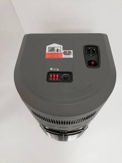 Meva Relax Plus TB15001 kamna plynová/elektro vč. sady na připojení k 10kg PB - Meva Relax Plus TB15001 kamna plynová/elektro vč. sady na připojení k 10kg PB