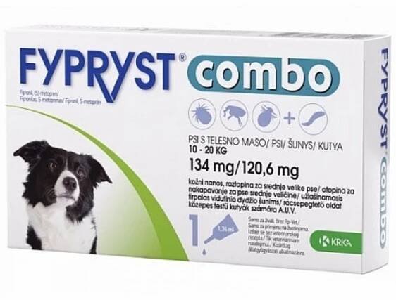 FYPRYST combo 1x1.34ml spot-on pro psy 10-20kg